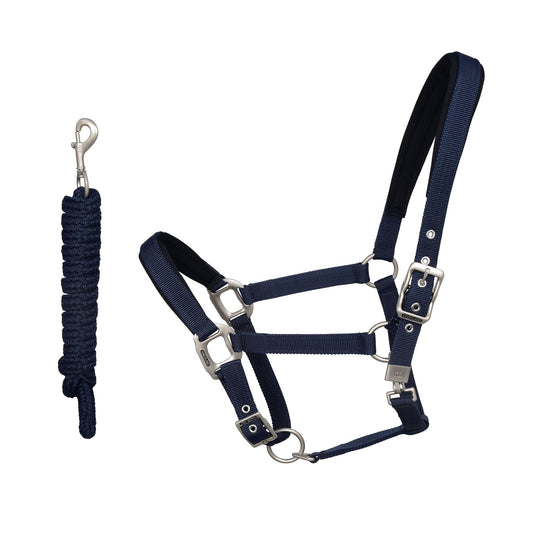 Kingsland Classic Halter with Rope with/ Fleece